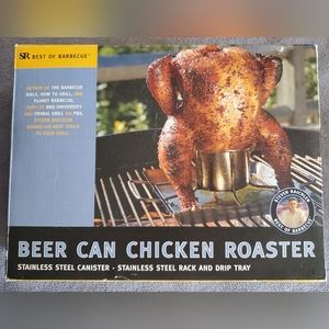 Steven Raichlen Best Of Barbecue Signature Series Beer-Can Chicken Roaster Rack